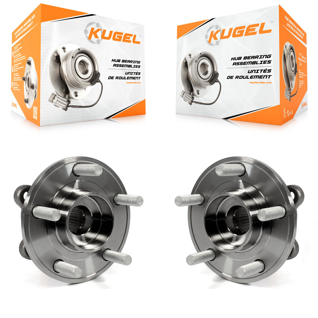 Front Wheel Bearing Hub Assembly Pair For Ford Fusion Lincoln MKZ Police Hybrid