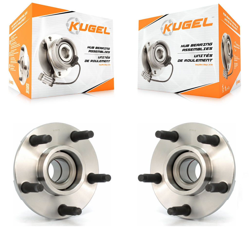 Front Wheel Bearing And Hub Assembly Pair For 1994-2004 Ford Mustang