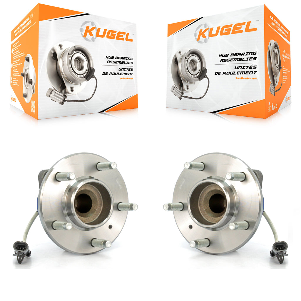 Front Wheel Bearing And Hub Assembly Pair For Cadillac CTS STS