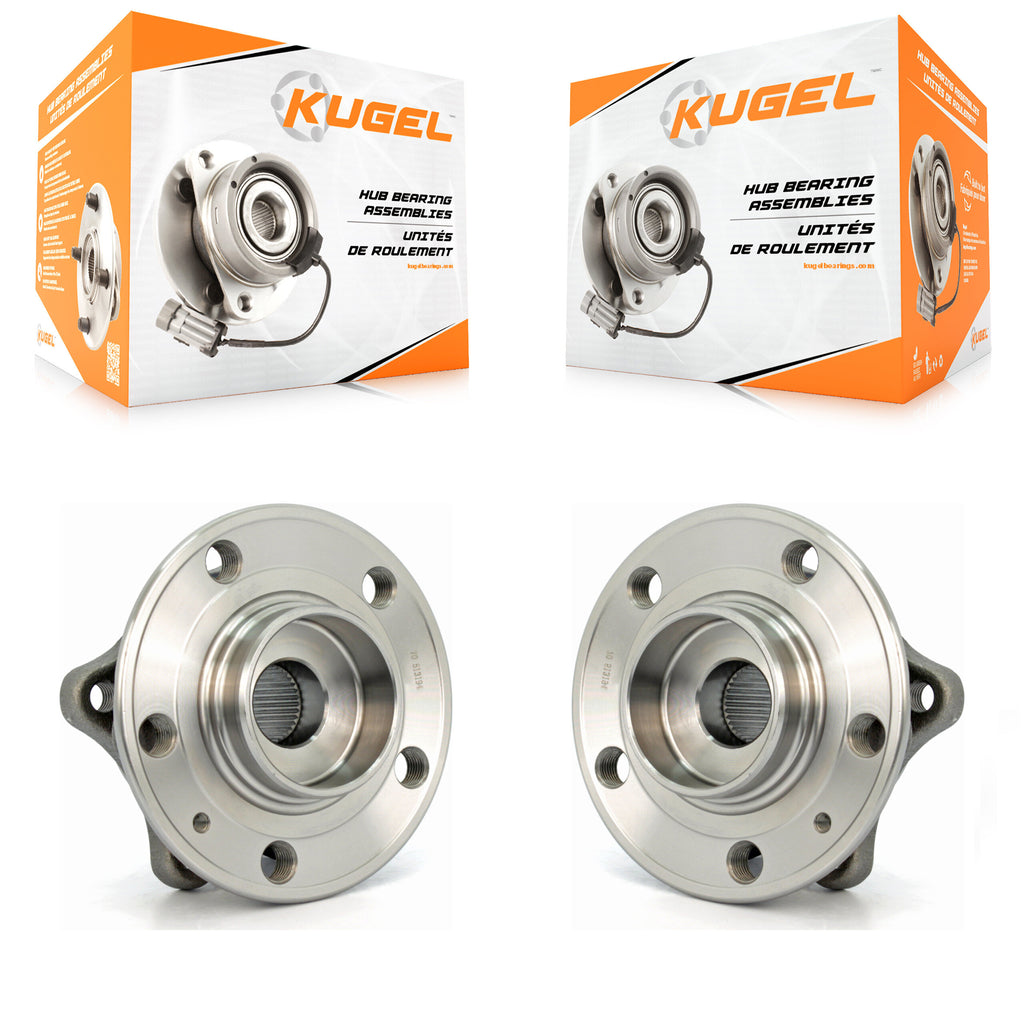 Front Wheel Bearing And Hub Assembly Pair For Volvo S60 V70 XC70 S80
