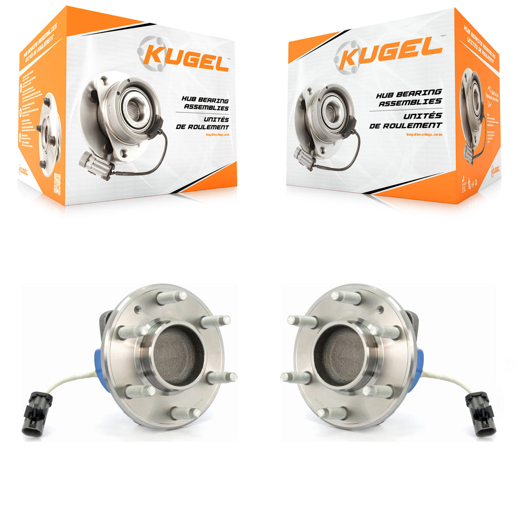 Front Wheel Bearing And Hub Assembly Pair For Cadillac CTS SRX STS