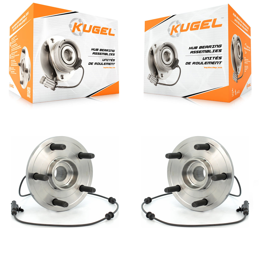 Front Wheel Bearing And Hub Assembly Pair For 2004-2005 Dodge Durango