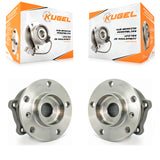 Front Wheel Bearing And Hub Assembly Pair For BMW X5 X6