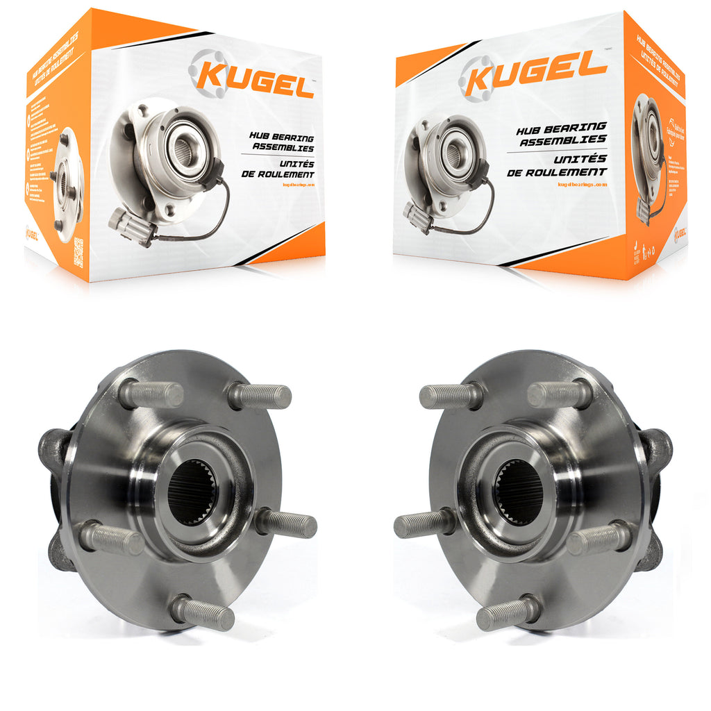 Front Wheel Bearing And Hub Assembly Pair For Nissan Juke Leaf LEAF