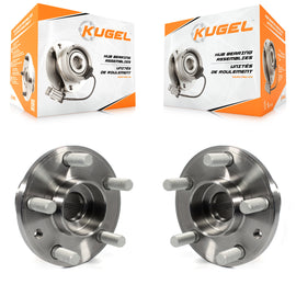 Front Wheel Bearing And Hub Assembly Pair For 2008-2015 Land Rover LR2
