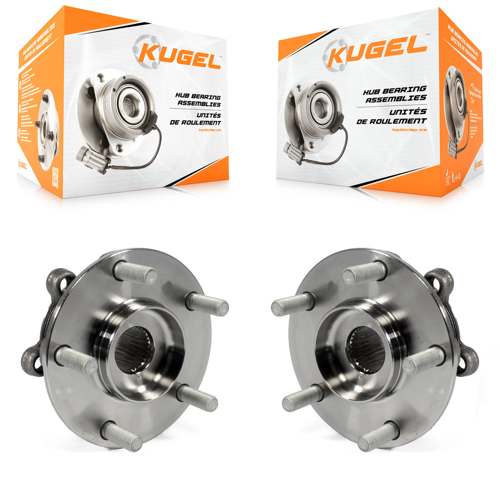 Front Wheel Bearing And Hub Assembly Pair For Mazda CX-5 6