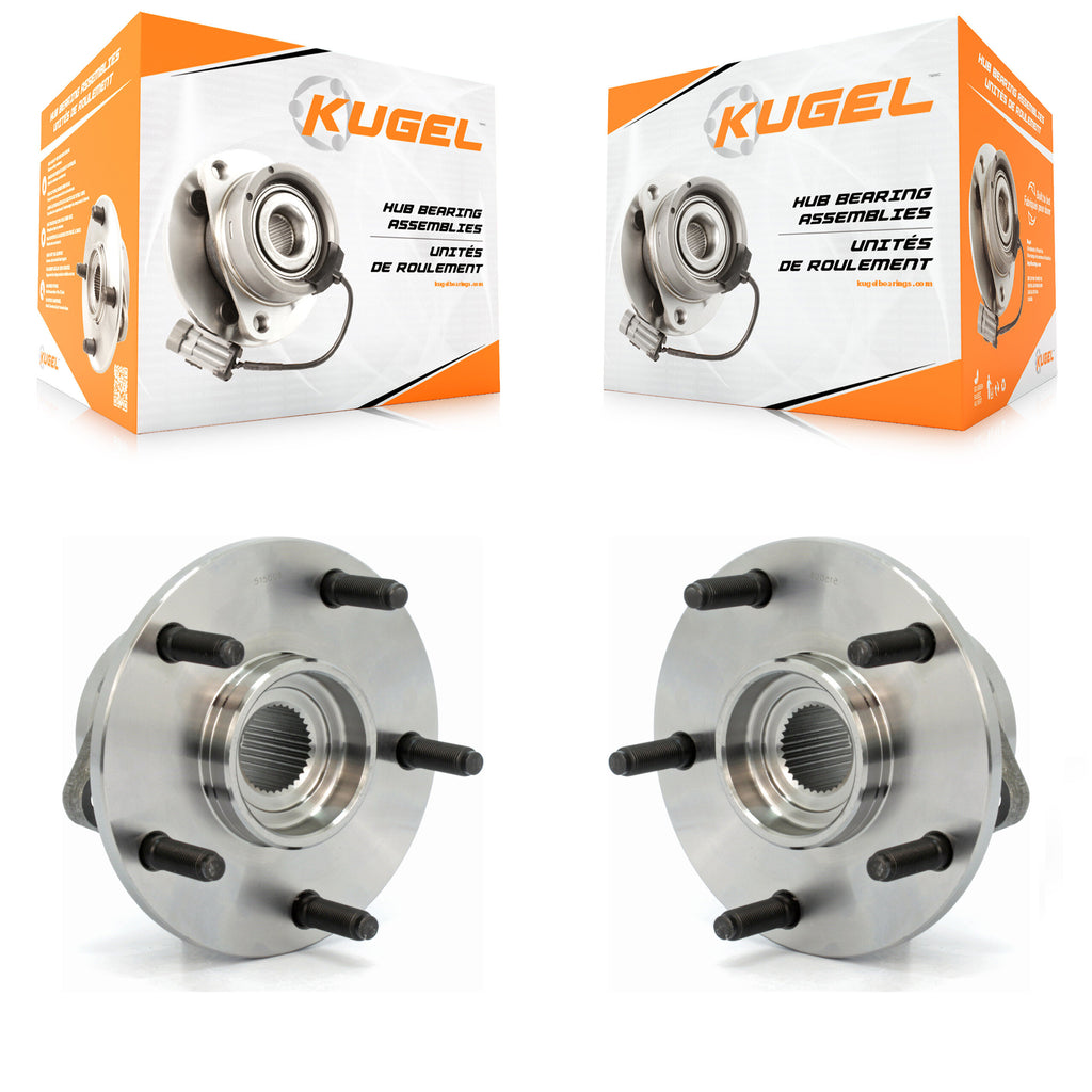 Front Wheel Bearing And Hub Assembly Pair For Dodge Ram 1500