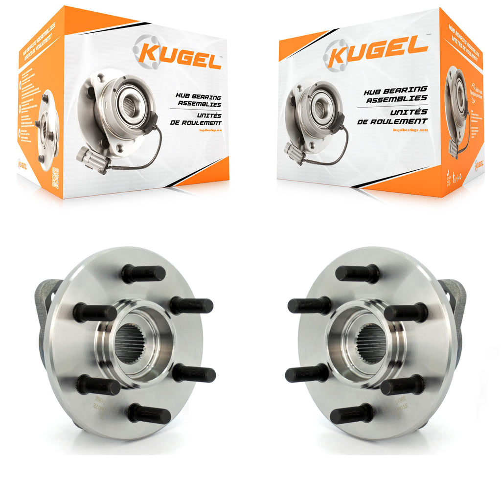 Front Wheel Bearing And Hub Assembly Pair For Dodge Dakota Durango