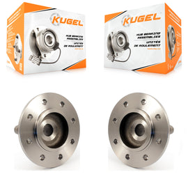 Front Wheel Bearing & Hub Assembly Pair For Dodge Ram 2500 4WD with 2-Wheel ABS