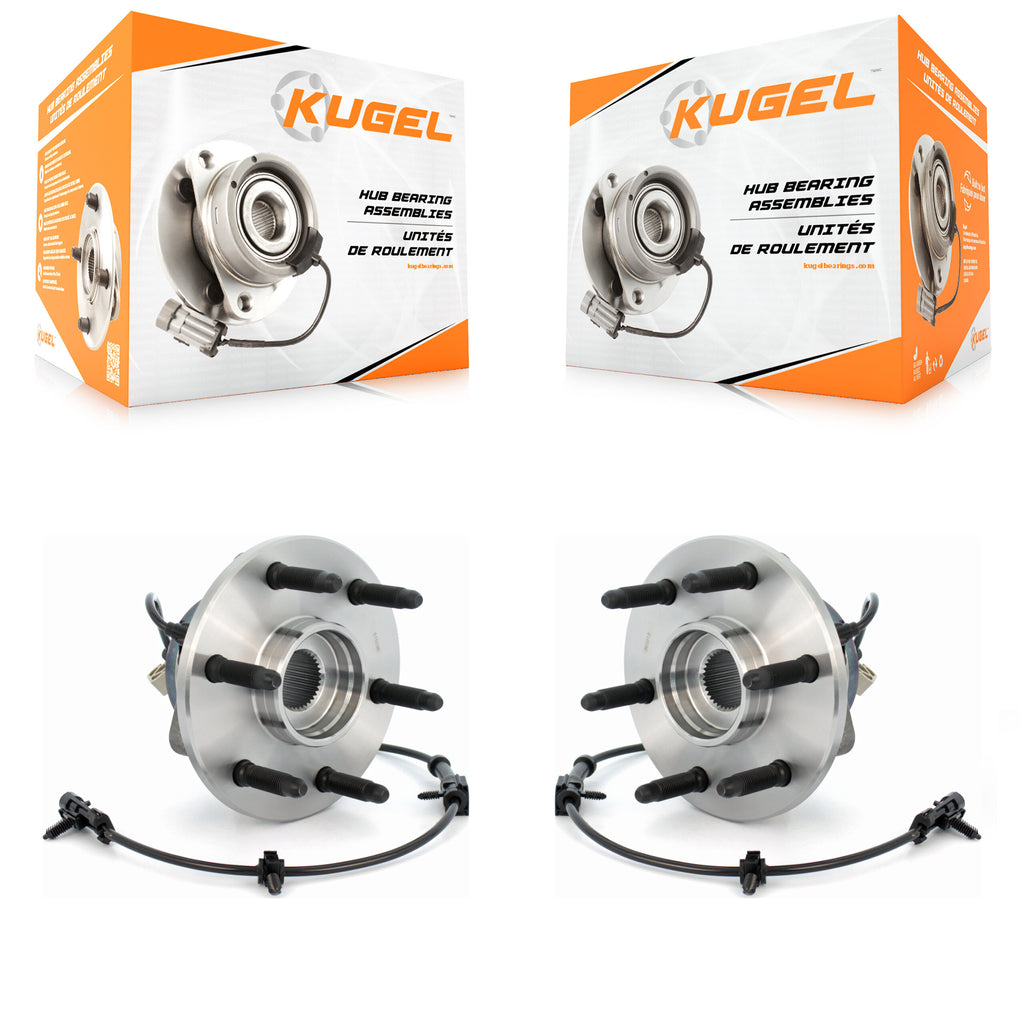 Front Wheel Bearing Hub Assembly Pair For Chevrolet Silverado 1500 GMC Tahoe XL