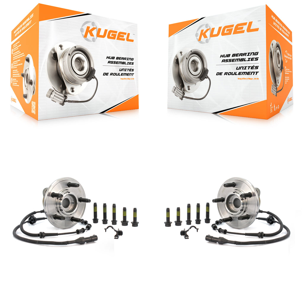 Front Wheel Bearing And Hub Assembly Pair For Ford Explorer Mercury Mountaineer