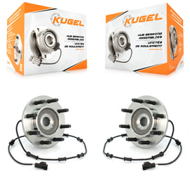 Front Wheel Bearing And Hub Assembly Pair For 2003-2005 Dodge Ram 2500 3500 4WD
