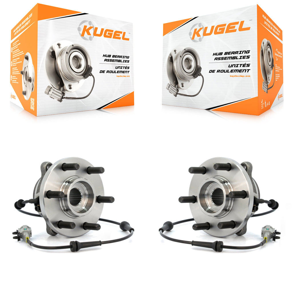 Front Wheel Bearing And Hub Assembly Pair For Nissan Frontier Pathfinder Xterra