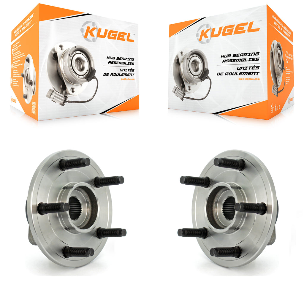 Front Wheel Bearing Hub Assembly Pair For 02-08 Dodge Ram 1500 With 5 Lug Wheels