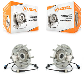 Front Wheel Bearing & Hub Assembly Pair For Chevrolet Silverado 3500 GMC Sierra
