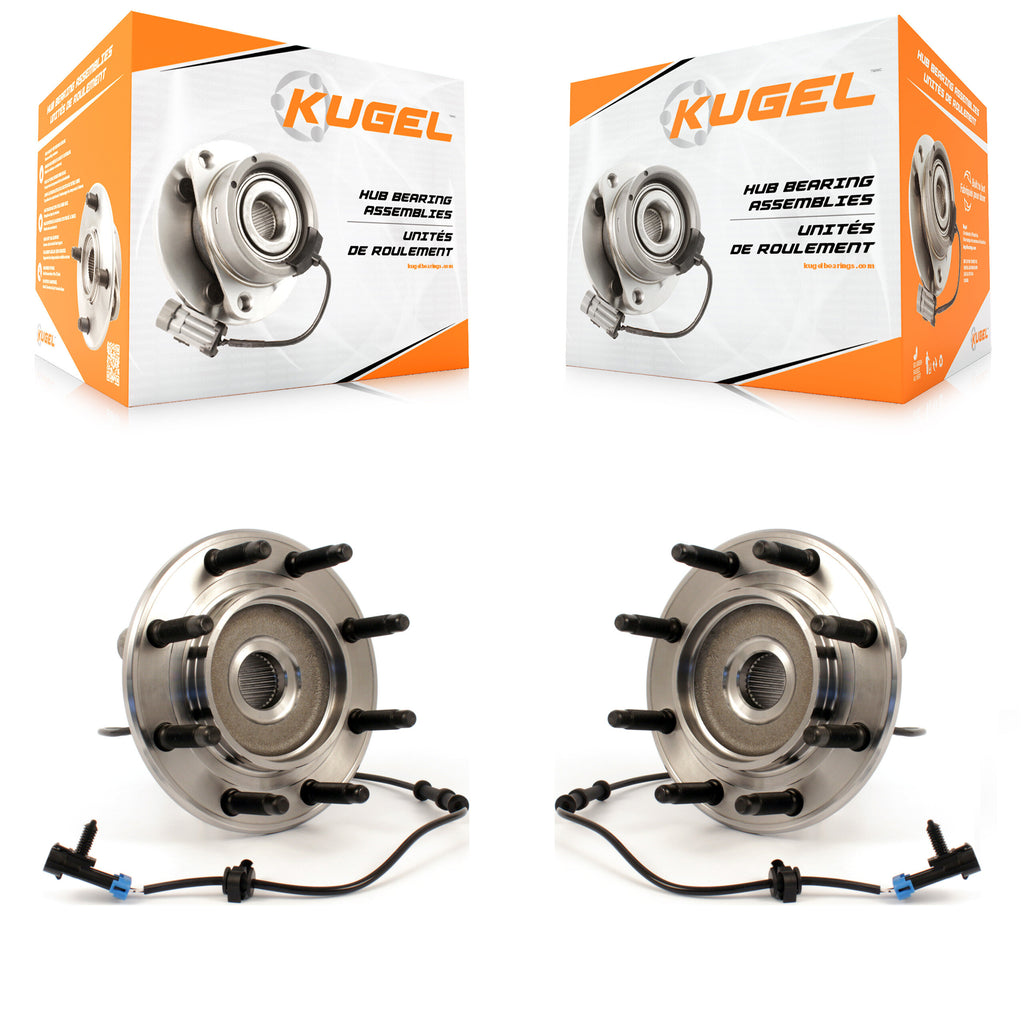 Front Wheel Bearing Hub Assembly Pair For Chevrolet Silverado 2500 HD GMC Sierra