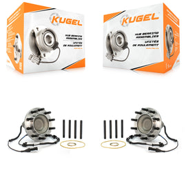 Front Wheel Bearing And Hub Assembly Pair For Ford F-450 Super Duty F-550 4 X 2