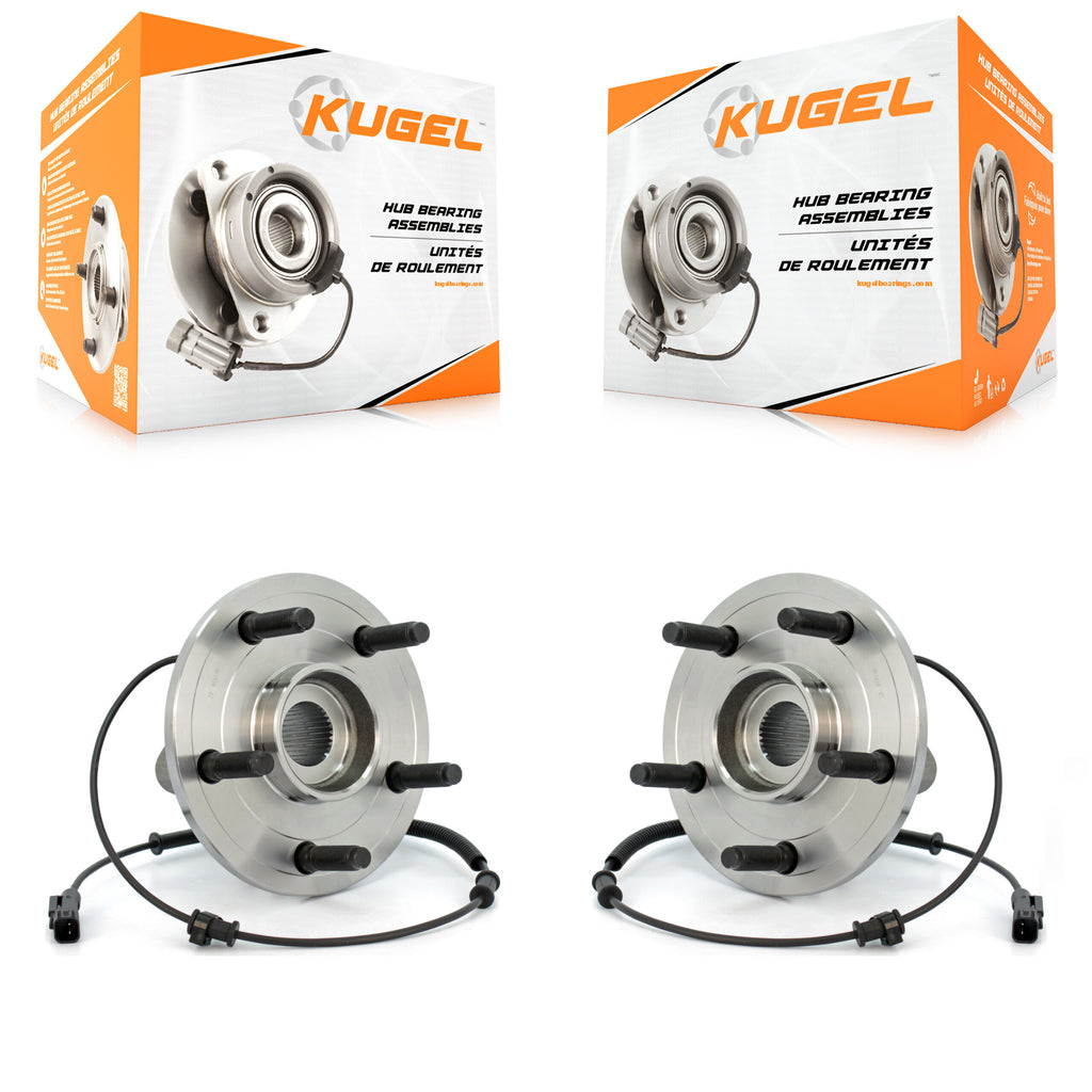 Front Wheel Bearing And Hub Assembly Pair For Dodge Ram 1500