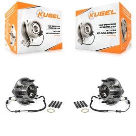 Front Wheel Bearing & Hub Assembly Pair For 2011-2016 Ford F-350 Super Duty 4WD