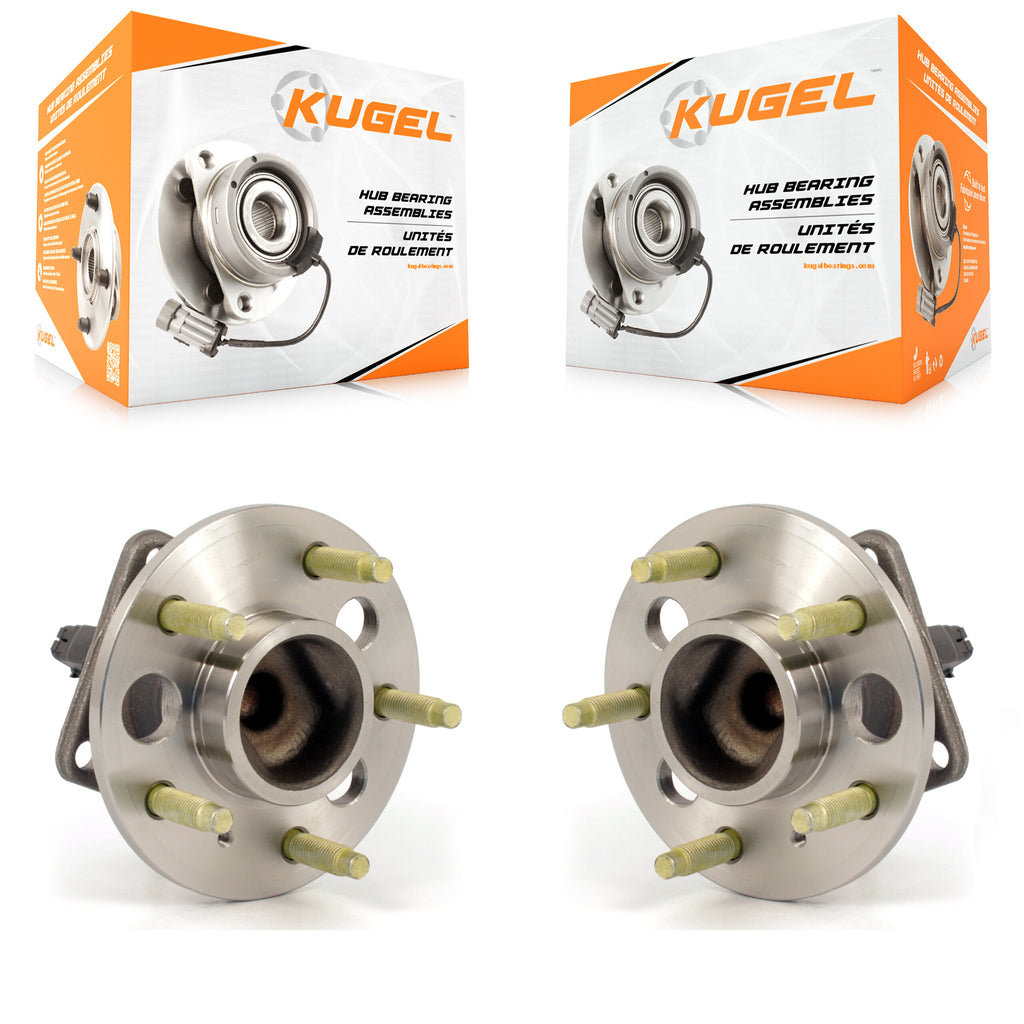 Rear Wheel Bearing Hub Assembly Pair For Buick LeSabre Cadillac Lucerne DeVille