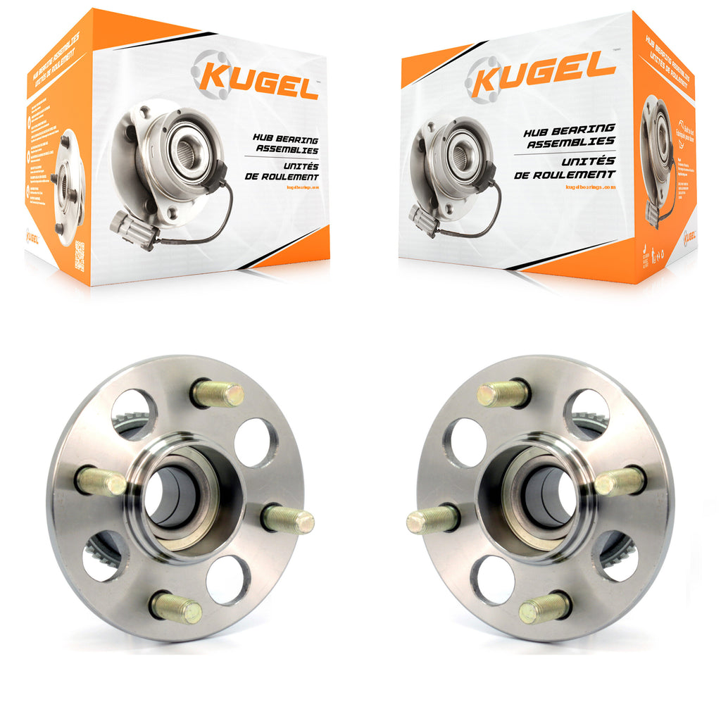Rear Wheel Bearing And Hub Assembly Pair For Honda Civic