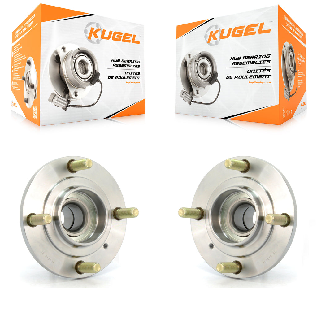 Rear Wheel Bearing And Hub Assembly Pair For Mitsubishi Lancer