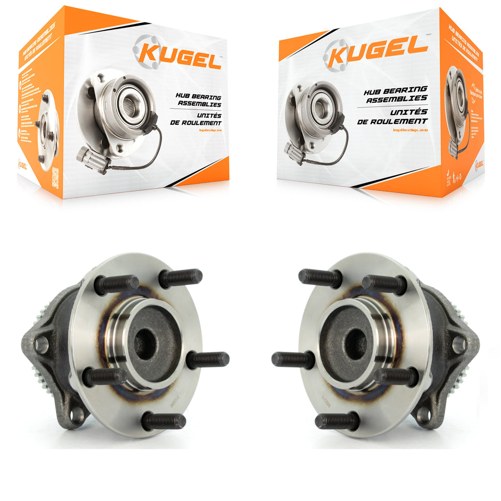 Rear Wheel Bearing And Hub Assembly Pair For Mitsubishi Endeavor FWD