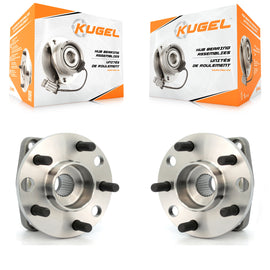 Rear Wheel Bearing And Hub Assembly Pair For 2002-2008 Jaguar X-Type