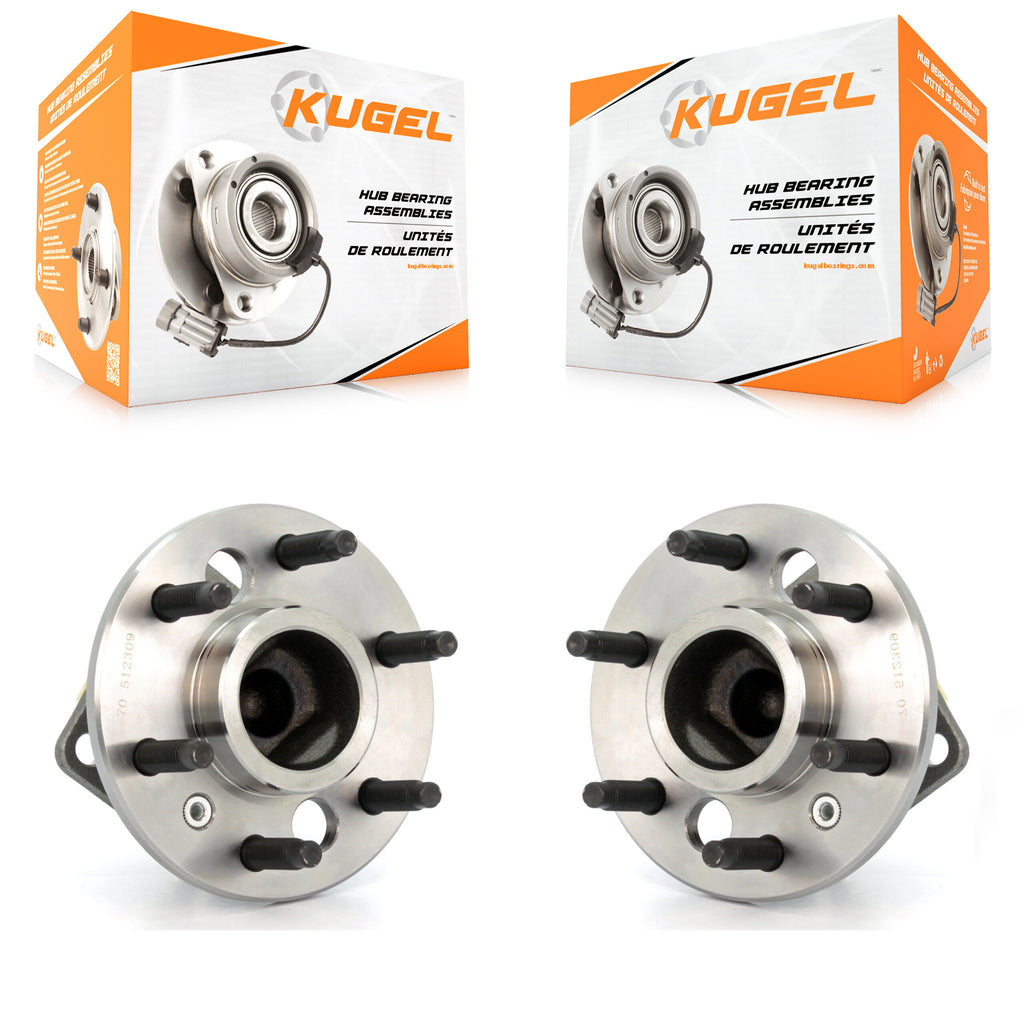 Rear Wheel Bearing Hub Assembly Pair For Chevrolet Uplander Buick Terraza Saturn