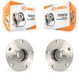 Rear Wheel Bearing & Hub Assembly Pair For Volkswagen Jetta GTI Audi A3 Beetle R