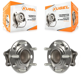 Rear Wheel Bearing And Hub Assembly Pair For Mitsubishi Lancer FWD with Non-ABS