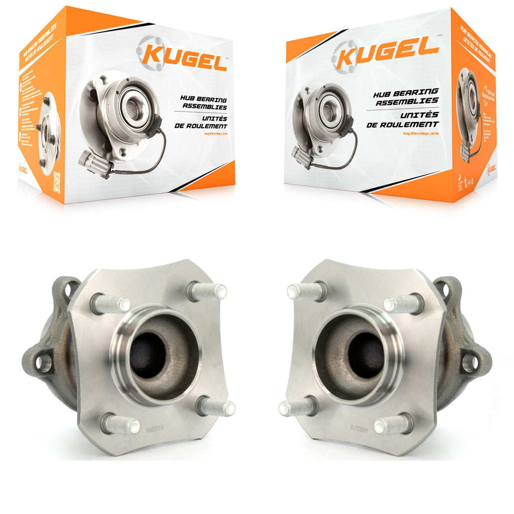 Rear Wheel Bearing And Hub Assembly Pair For Nissan Sentra 2.0L with 4-Wheel ABS