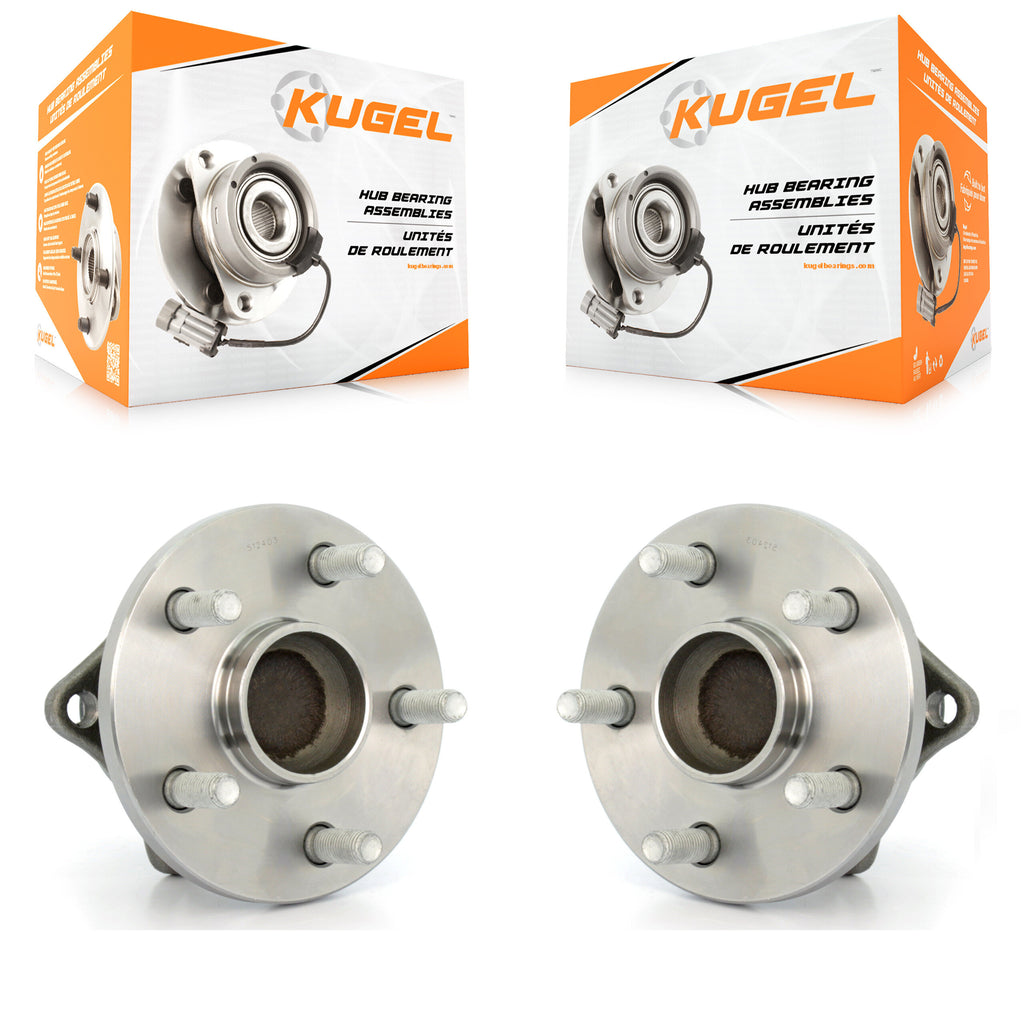 Rear Wheel Bearing & Hub Assembly Pair For Toyota Corolla Matrix Pontiac Vibe iM