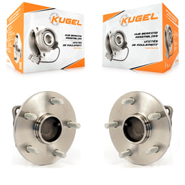 Rear Wheel Bearing And Hub Assembly Pair For Toyota Matrix Pontiac Vibe