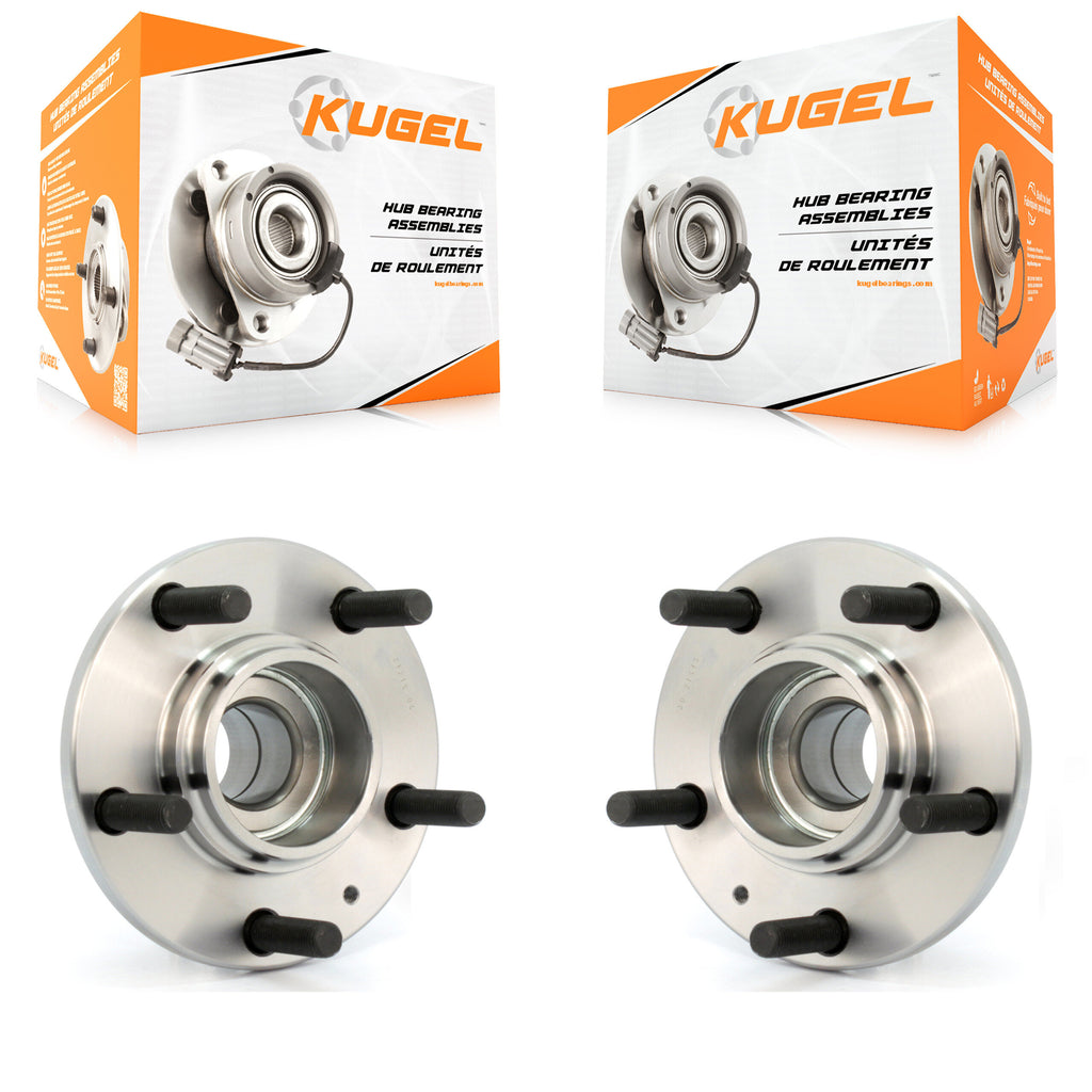 Rear Wheel Bearing And Hub Assembly Pair For Hyundai Tiburon