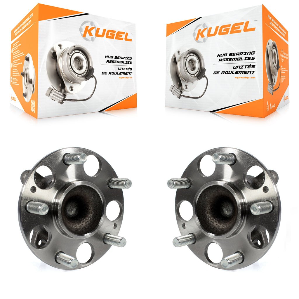 Rear Wheel Bearing And Hub Assembly Pair For Honda Civic