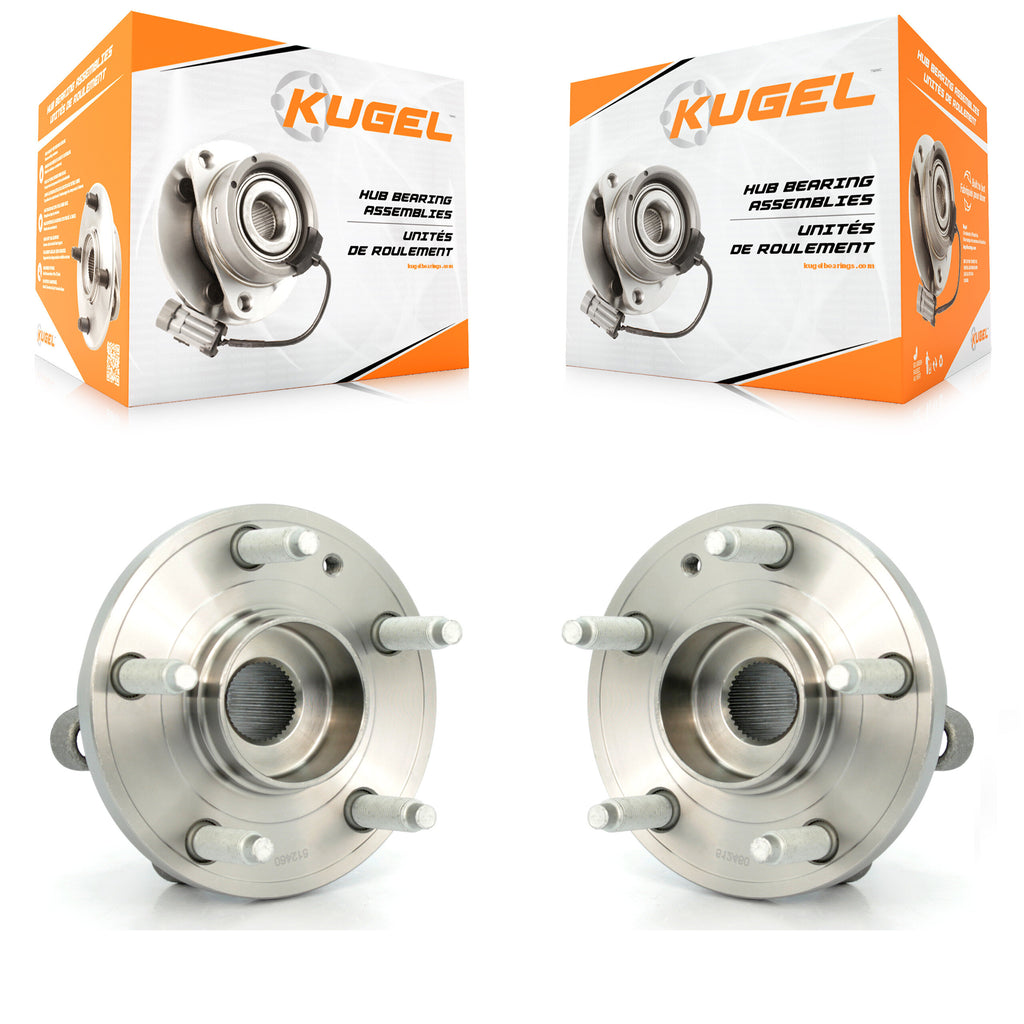 Rear Wheel Bearing And Hub Assembly Pair For Ford Explorer Police Interceptor
