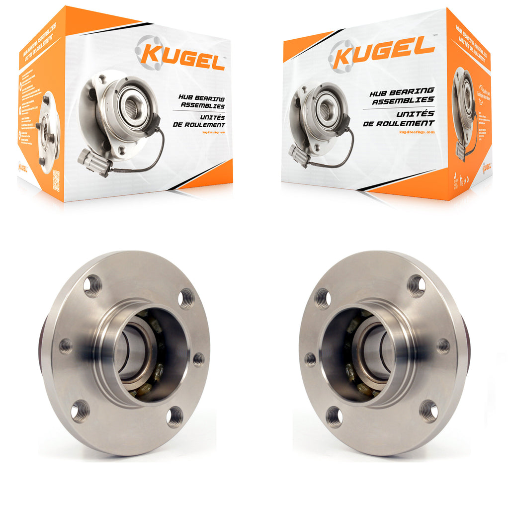 Rear Wheel Bearing And Hub Assembly Pair For Fiat 500