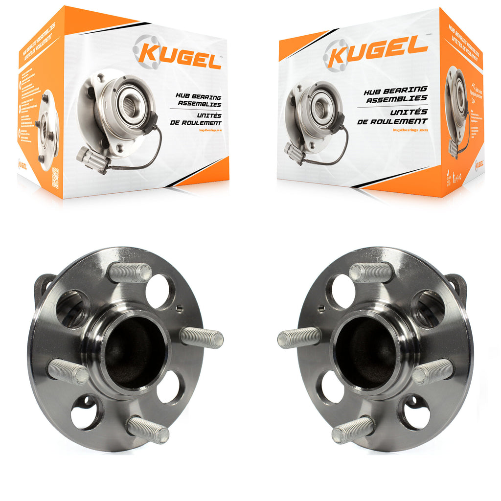Rear Wheel Bearing And Hub Assembly Pair For 2012-2017 Hyundai Accent Kia Rio