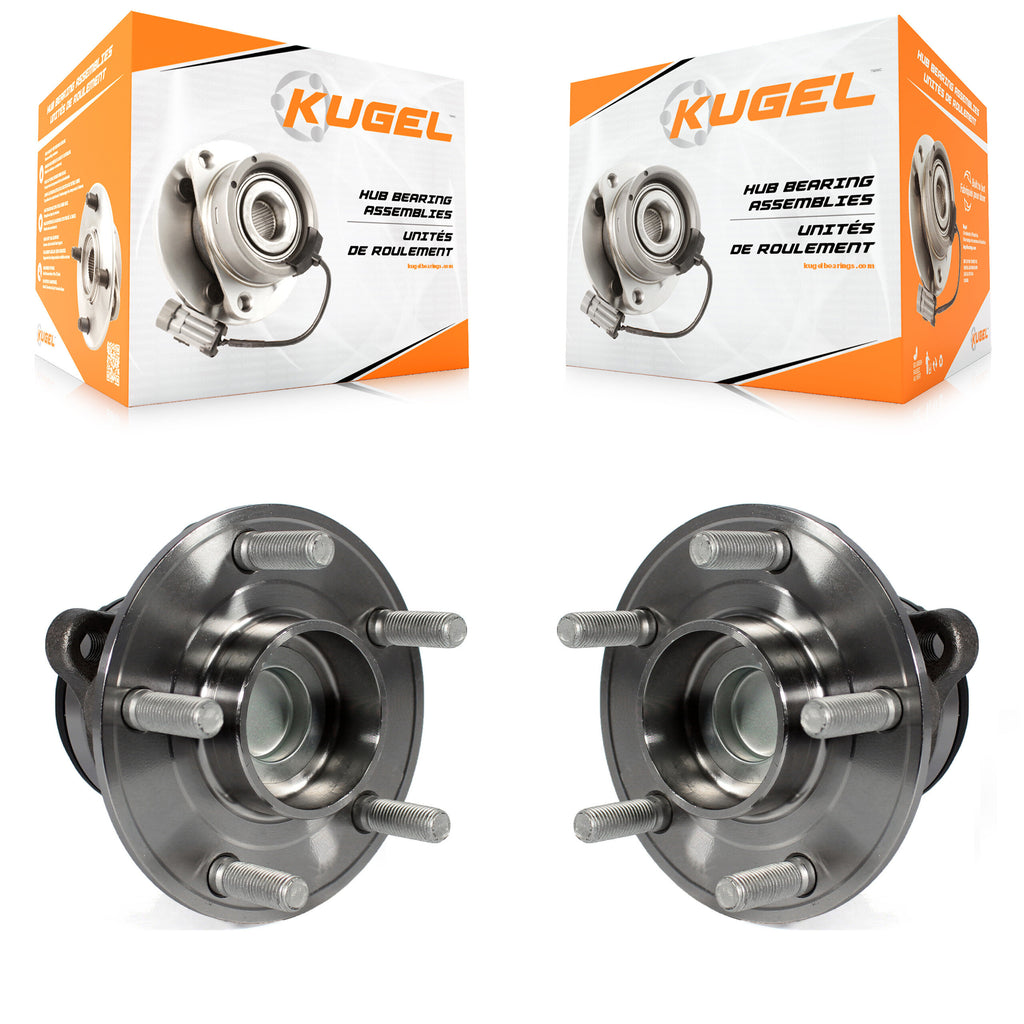 Rear Wheel Bearing & Hub Assembly Pair For Ford Fusion Lincoln MKZ Police Hybrid