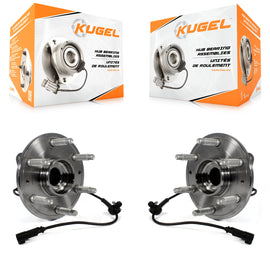Rear Wheel Bearing & Hub Assembly Pair For 17-19 Cadillac XTS With 6 Lug Wheels