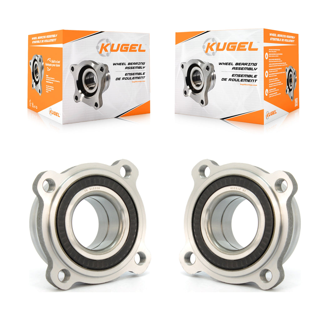Rear Wheel Bearing Assembly Pair For BMW X5 750Li 650i 745Li 530xi 750i 745i B7