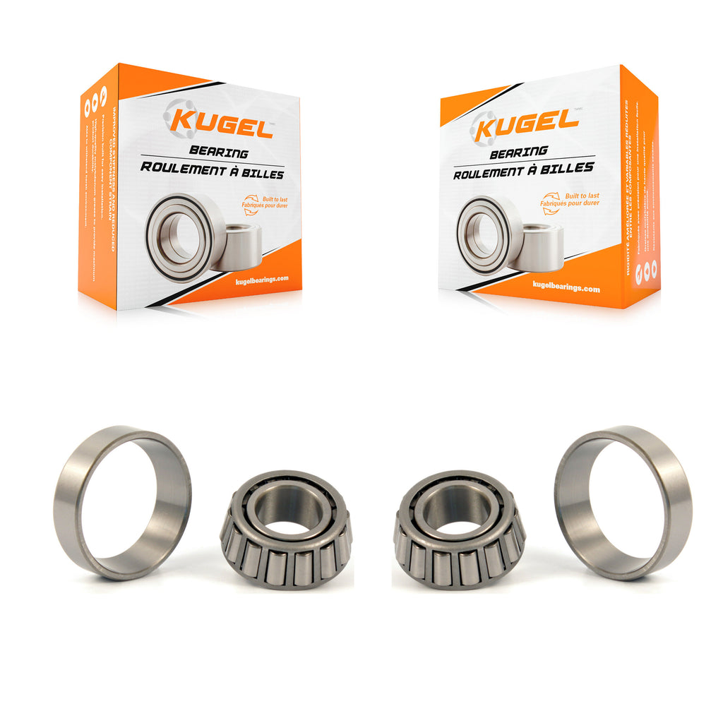 Front Outer Wheel Bearing Race Pair For Chevrolet Toyota C1500 Tacoma Nissan GMC