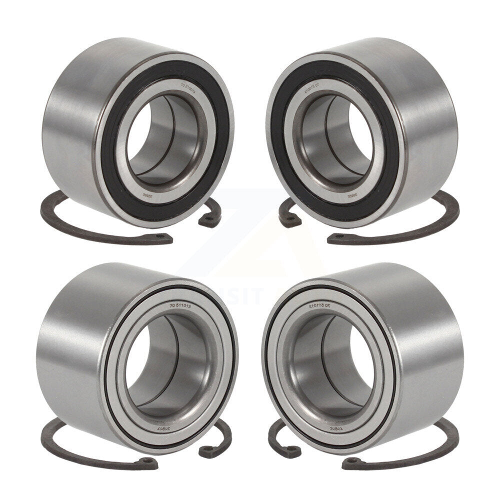 Front Rear Wheel Bearing Kit For 2003-2006 Mitsubishi Outlander AWD
