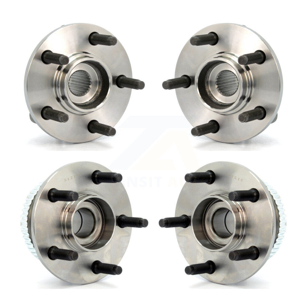 Front Rear Wheel Bearing Hub Assembly Kit For Ford Taurus Mercury Sable Lincoln