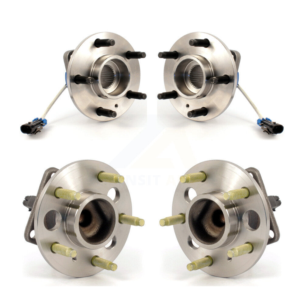 Front Rear Wheel Bearing Hub Assembly Kit For Buick LeSabre Cadillac Lucerne DTS
