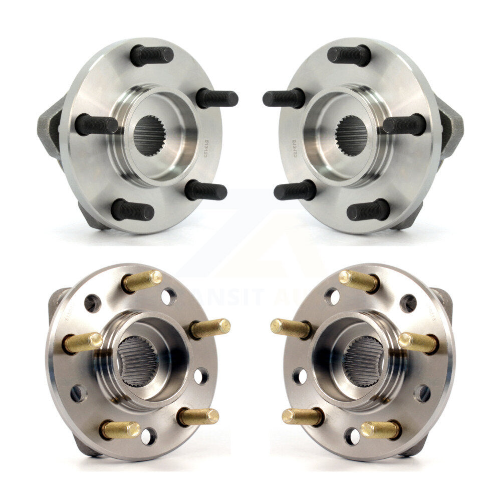Front Rear Wheel Bearing & Hub Assembly Kit For Prowler Plymouth Chrysler