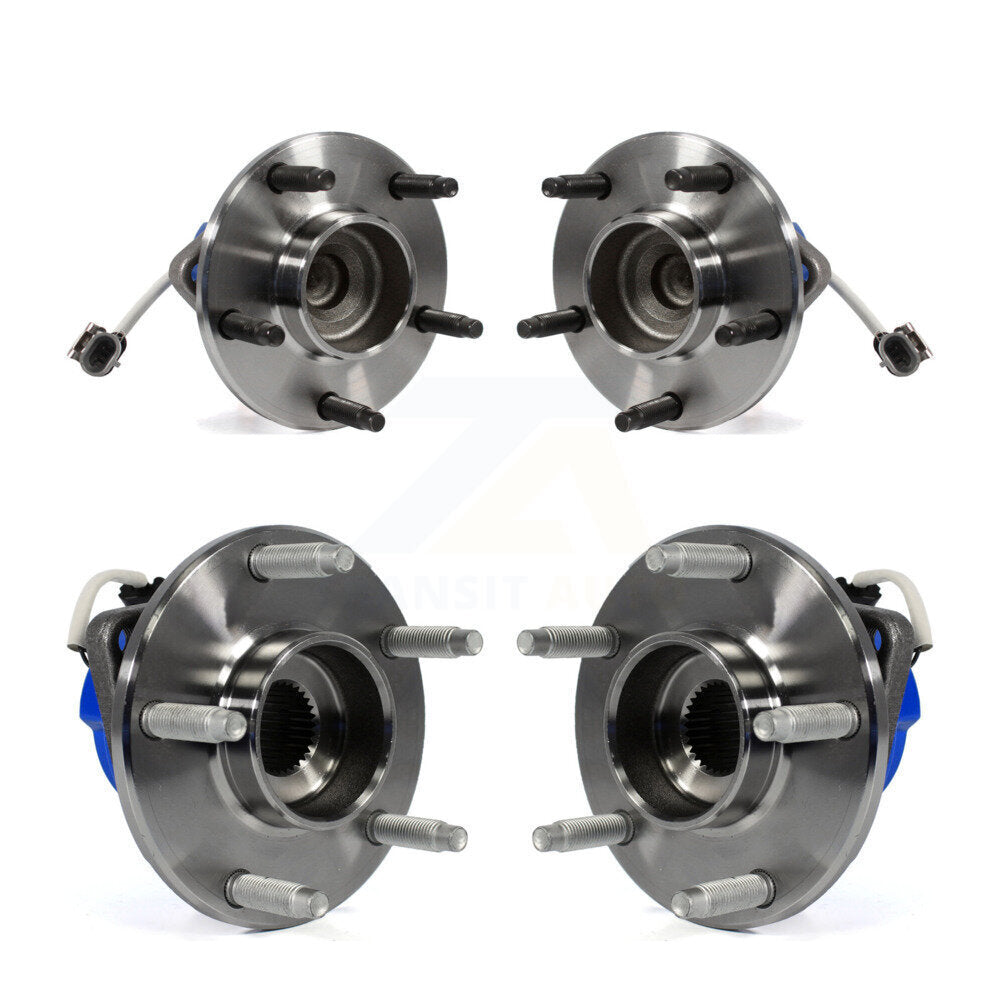 Front Rear Wheel Bearing & Hub Assembly Kit For Chevrolet Corvette Cadillac XLR