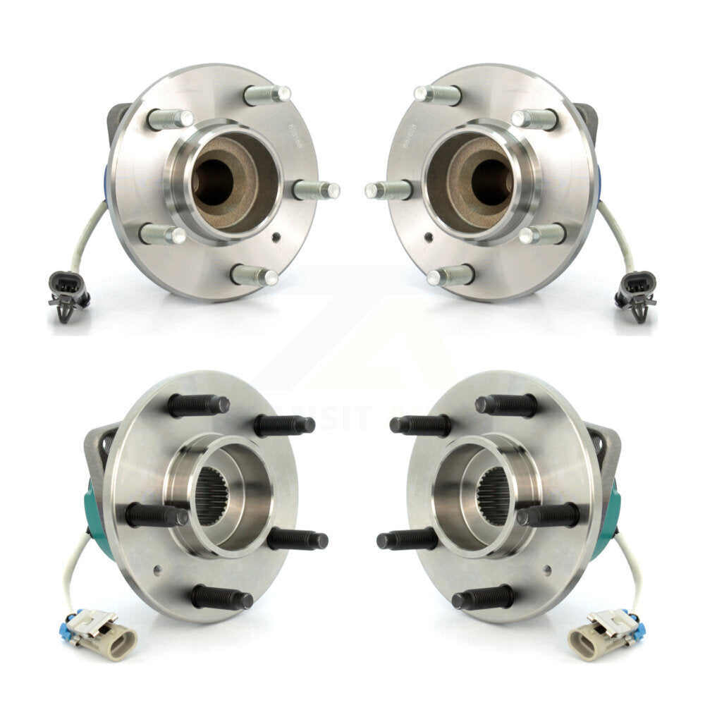 Front Rear Wheel Bearing & Hub Assembly Kit For Cadillac CTS STS