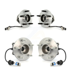 Front Rear Wheel Bearing & Hub Assembly Kit For Saturn Vue Chevrolet Equinox
